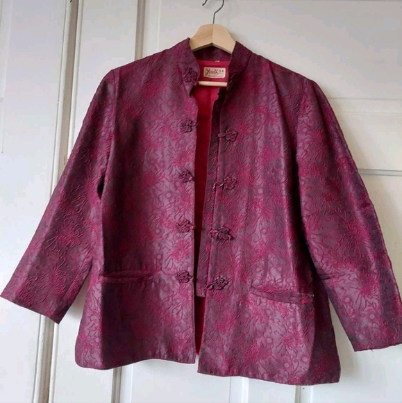 Vintage Chinese silk suit - Picture 2 of 5